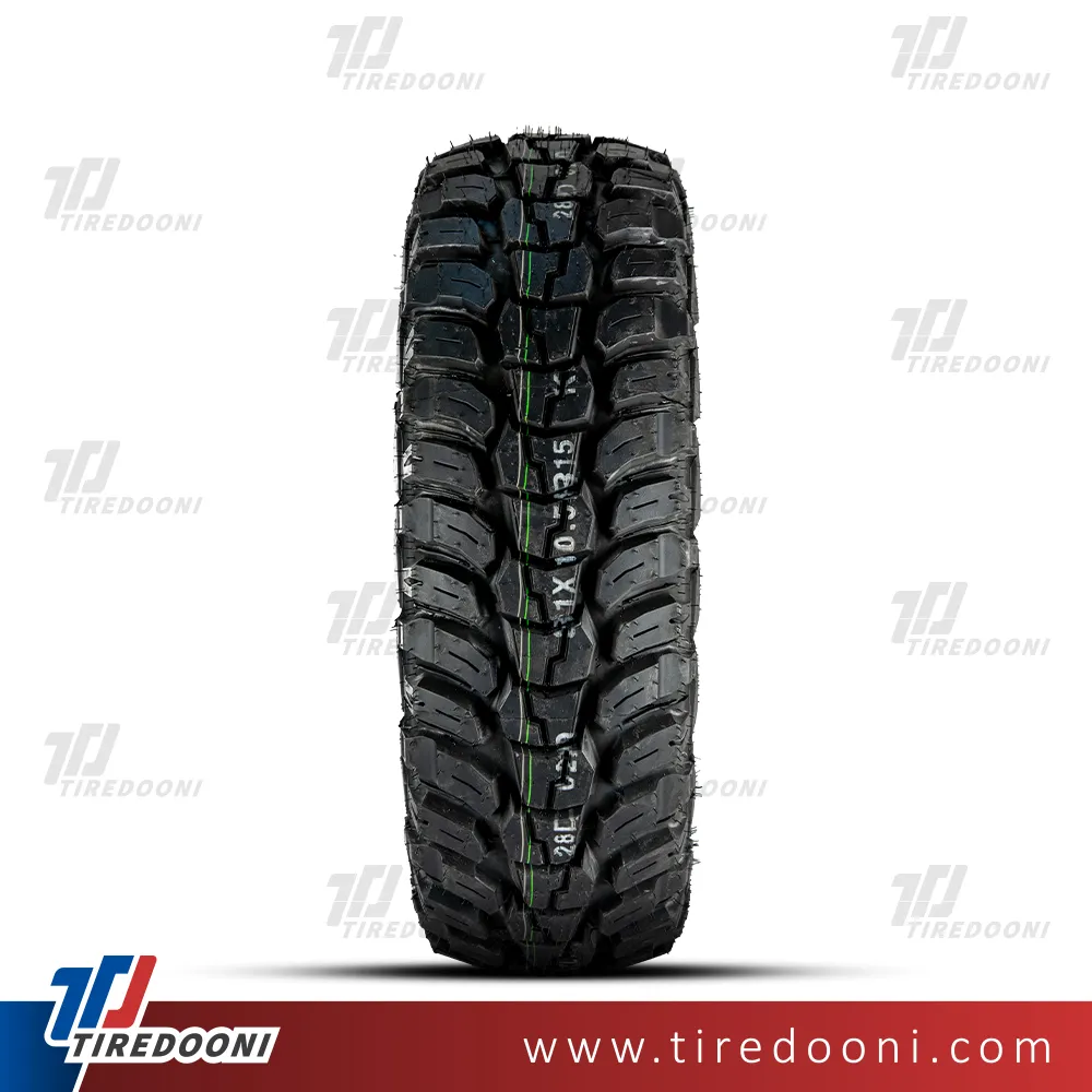 لاستیک خودرو مارشال سایز 35/12.5R15 مدل گل KL71
